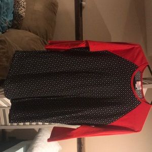 Lularoe Randy black and red